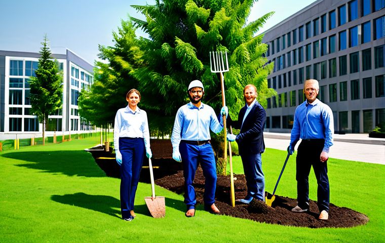 집단지성과 사회적 책임 - Collaborative Workspace**

"Diverse team of professionals collaborating in a modern, brightly lit of...