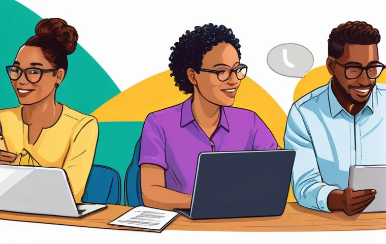 집단지성 플랫폼의 특징 - **Prompt:** A vibrant, intricate digital mosaic representing collective intelligence. Diverse indivi...