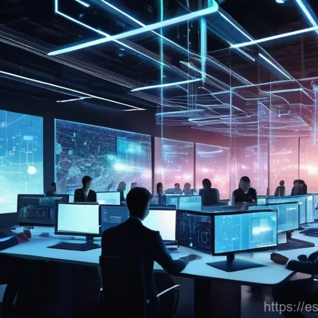 집단지성의 기술적 도전 과제 - **Prompt 1: The Symphony of Real-time Data and Collective Intelligence**
    A vibrant, dynamic illu...